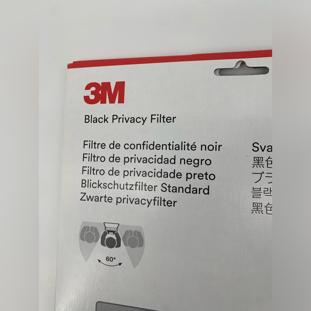3M 14.0” Black Privacy Filter For Laptop Screen - Picture 3 of 4